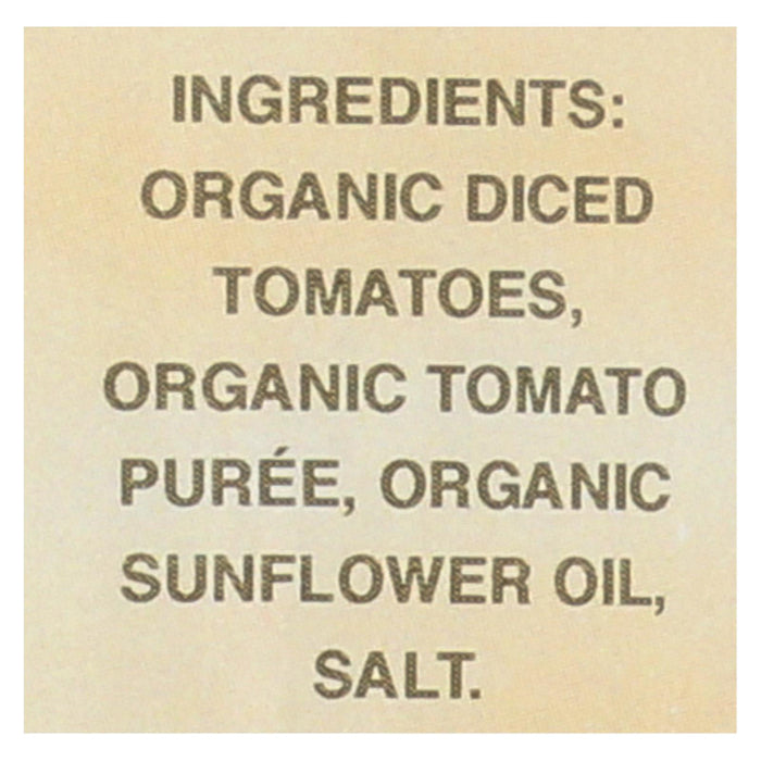 Bella Terra 100% Organic San Marzano Region Diced Plum Tomatoes - Case Of 6 - 24 Oz
