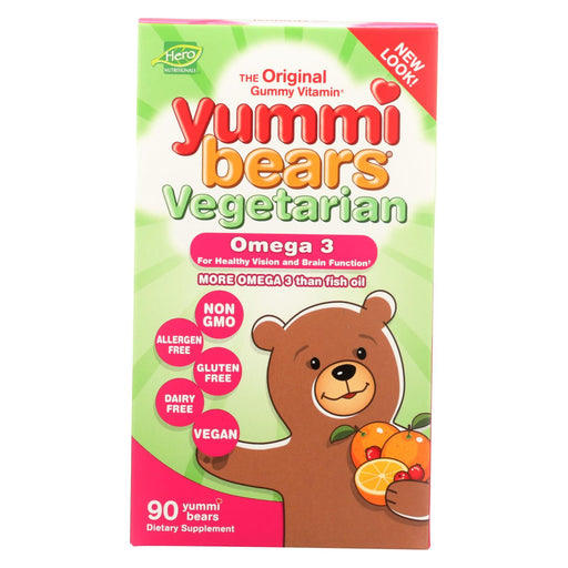 Hero Nutritionals Yummi Bear - Omega 3-6-9 - 90 Count