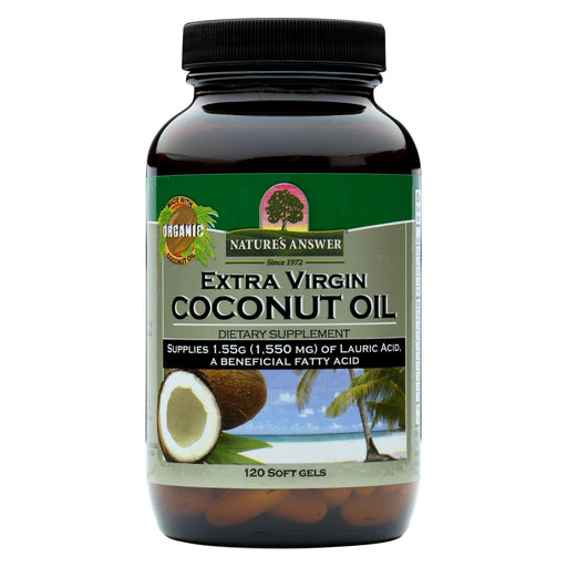 Nature's Answer Extra Virgin Coconut Oil - 120 Softgels