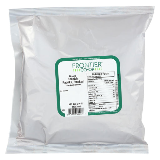 Frontier Herb Paprika Powder - Smoked - Spanish - Ground - Bulk - 1 Lb