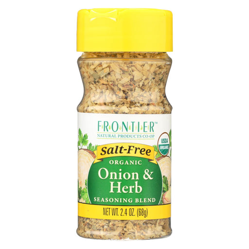 Frontier Herb Onion & Herb - Organic - Low Sodium - Case Of 6 - 2.4 Oz