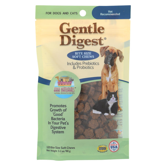 Ark Naturals Gentle Digest For Dogs And Cats - 120 Soft Chews