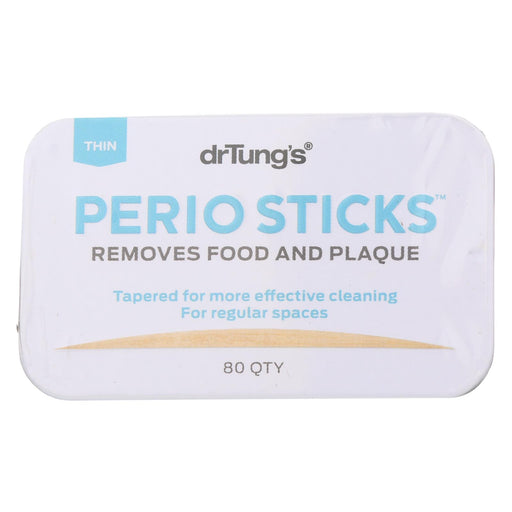 Dr. Tung's Perio Sticks - Thin - Case Of 6 - 80 Pack