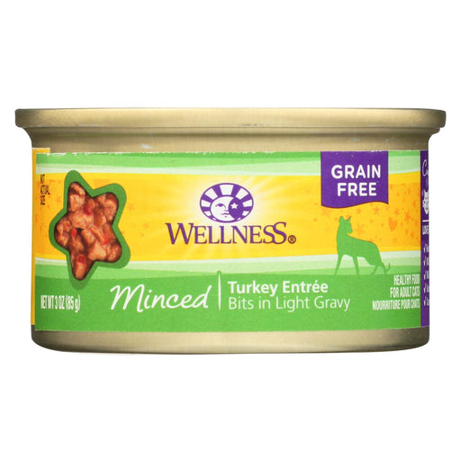 Wellness Pet Products Cat Food - Turkey Entr?e - Case Of 24 - 3 Oz.