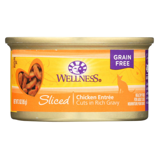 Wellness Pet Products Cat Food - Chicken Entr?e - Case Of 24 - 3 Oz.