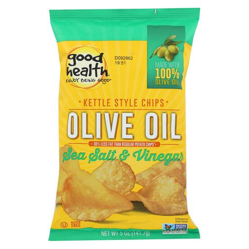Good Health Olive Oil - Sea Salt And Vinegar - Case Of 12 - 5 Oz.