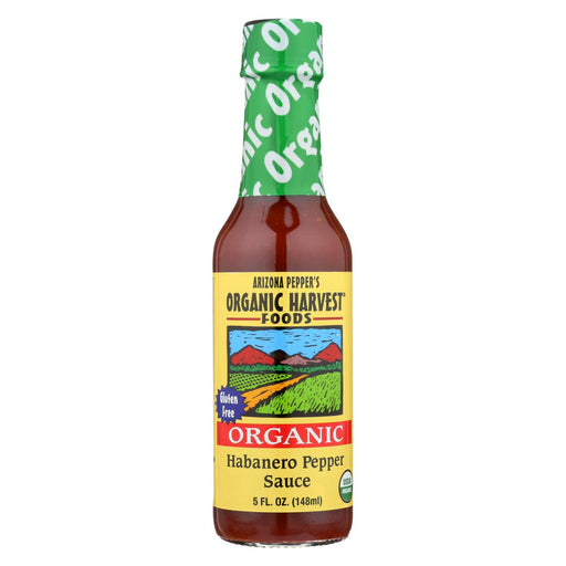 Organic Harvest Pepper Sauce - Habanero - Case Of 12 - 5 Oz.