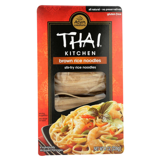 Thai Kitchen Brown Rice Noodles - Case Of 6 - 8 Oz.