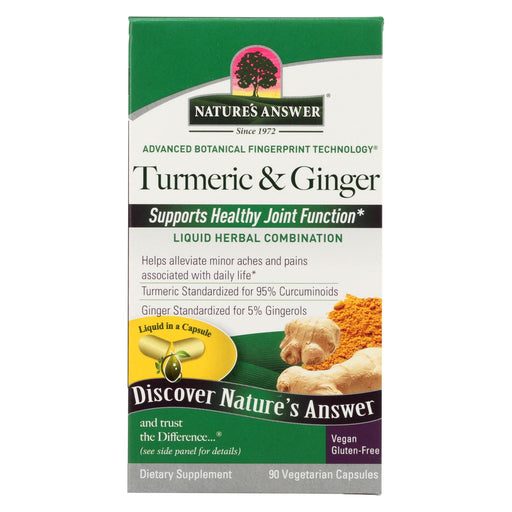 Nature's Answer Extractacaps Turmeric And Ginger - 90 Veggie Caps