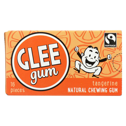 Glee Gum Chewing Gum - Tangerine - Case Of 12 - 16 Pieces