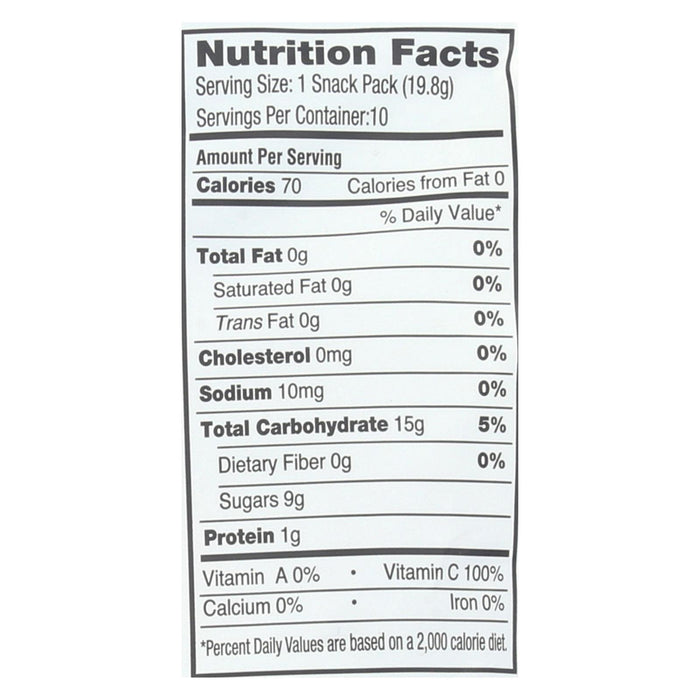 Yummy Earth Organics Gummy Bears - Organic - Snack Pack - .7 Oz - 10 Count - Case Of 12