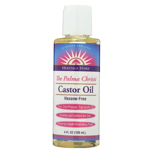 Heritage Products Castor Oil Hexane Free - 4 Fl Oz