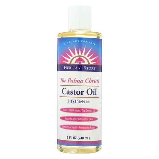 Heritage Products Castor Oil Hexane Free - 8 Fl Oz
