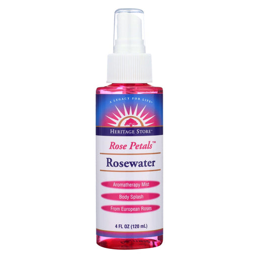 Heritage Products Rose Petals Rosewater Spray - 4 Fl Oz