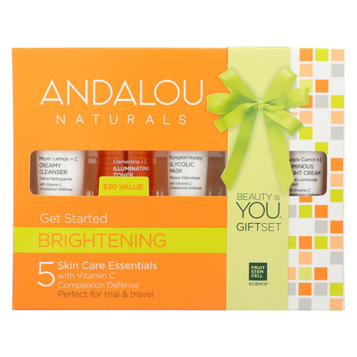 Andalou Naturals Get Started Brightening - 5 Piece Kit