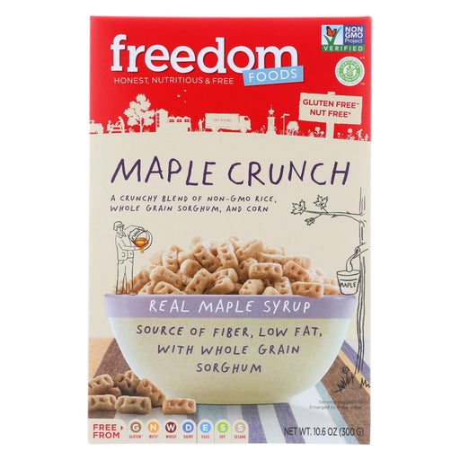 Freedom Foods Cereal - Maple Crunch - Gluten Free - 10.6 Oz - Case Of 5