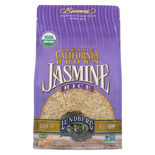 Lundberg Family Farms Brown Jasmine Rice - Case Of 6 - 2 Lb.