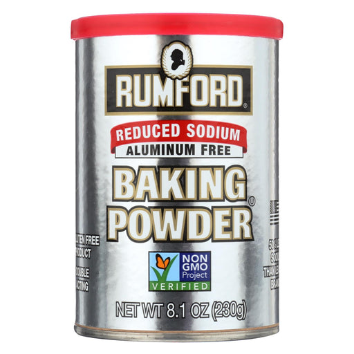 Rumford Baking Powder - Reduced Sodium - Case Of 12 - 8.1 Oz.