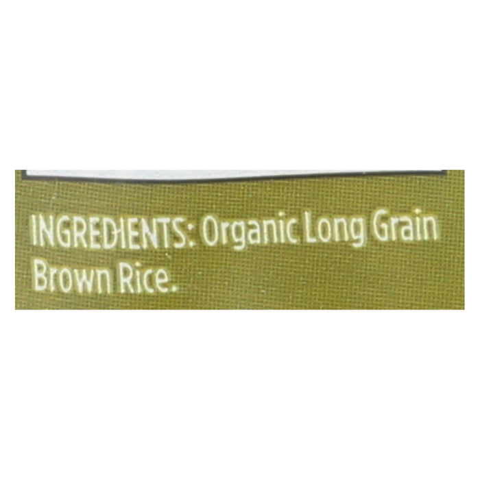 Lundberg Family Farms Organic Long Grain Brown Rice - Case Of 6 - 1 Lb.