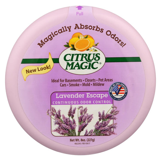 Citrus Magic Odor Absorber - Solid Lavender - Case Of 6 - 8 Oz