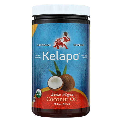 Kelapo Coconut Oil - Gluten Free - Extra Virgin - Case Of 6 - 29 Fl Oz