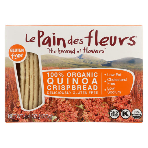 Le Pain Des Fleurs Organic Crisp Bread - Quinoa - Case Of 6 - 4.41 Oz.