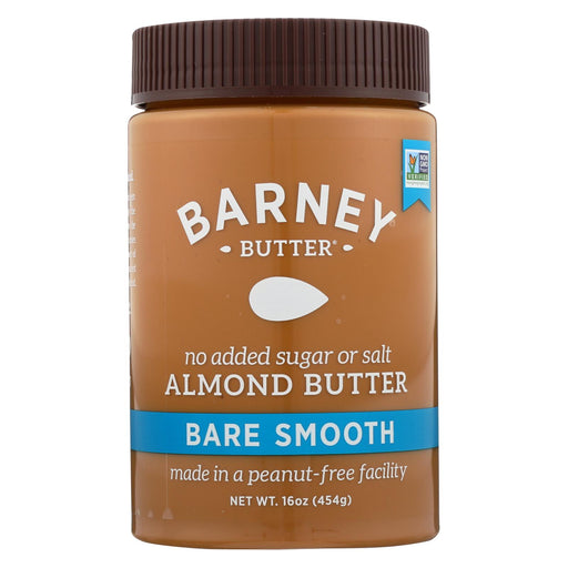 Barney Butter Almond Butter - Bare Smooth - Case Of 6 - 16 Oz.