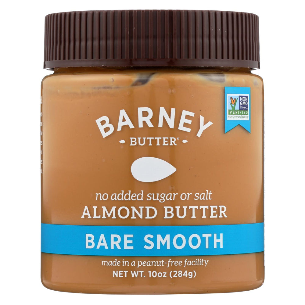 Barney Butter Almond Butter - Bare Smooth - Case Of 6 - 10 Oz.