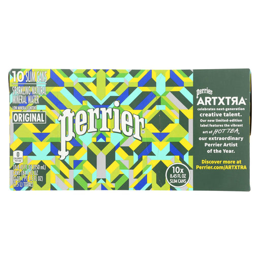 Perrier Sparkling Natural Mineral Water - Plain - Case Of 3 - 250 Ml