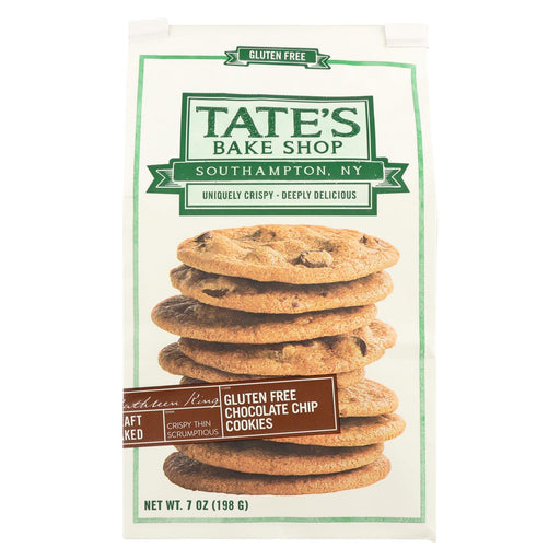Tate's Bake Shop Cookies - Chocolate Chip - Case Of 12 - 7 Oz.
