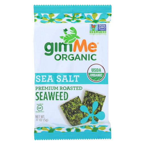 Gimme Organic Roasted - Sea Salt - Case Of 12 - 0.17 Oz.