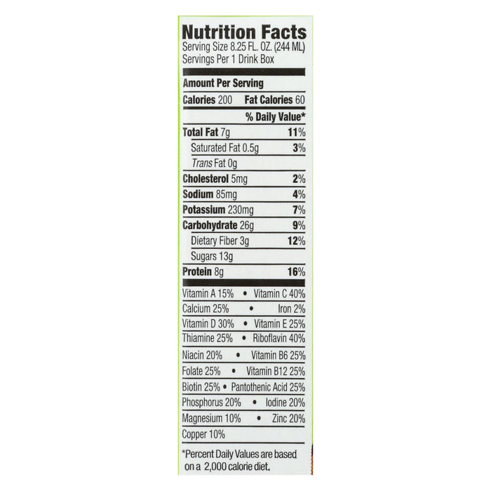 Orgain Organic Nutrition Shake - Chocolate Kids - 8.25 Fl Oz - Case Of 12