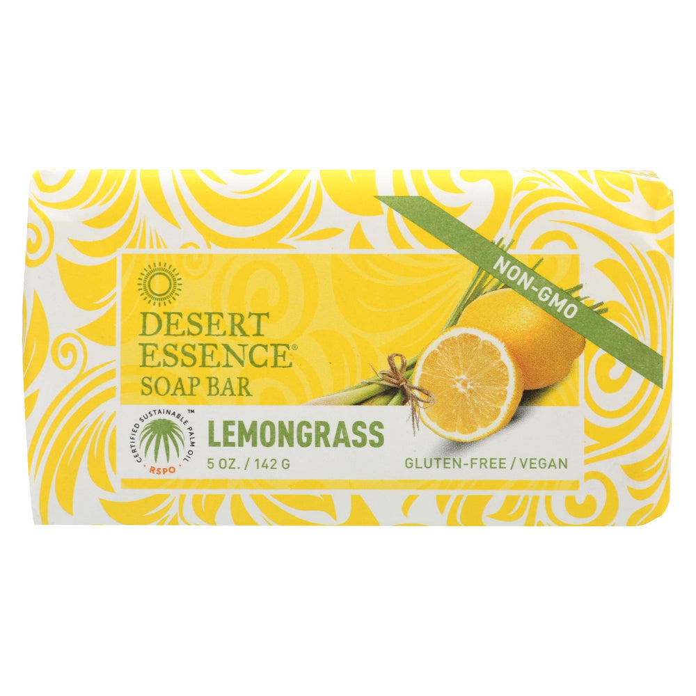 Desert Essence Bar Soap - Lemongrass - 5 Oz