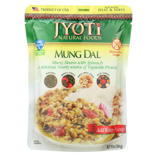 Jyoti Cuisine India Mung Dal With Spinach - Case Of 6 - 10 Oz.