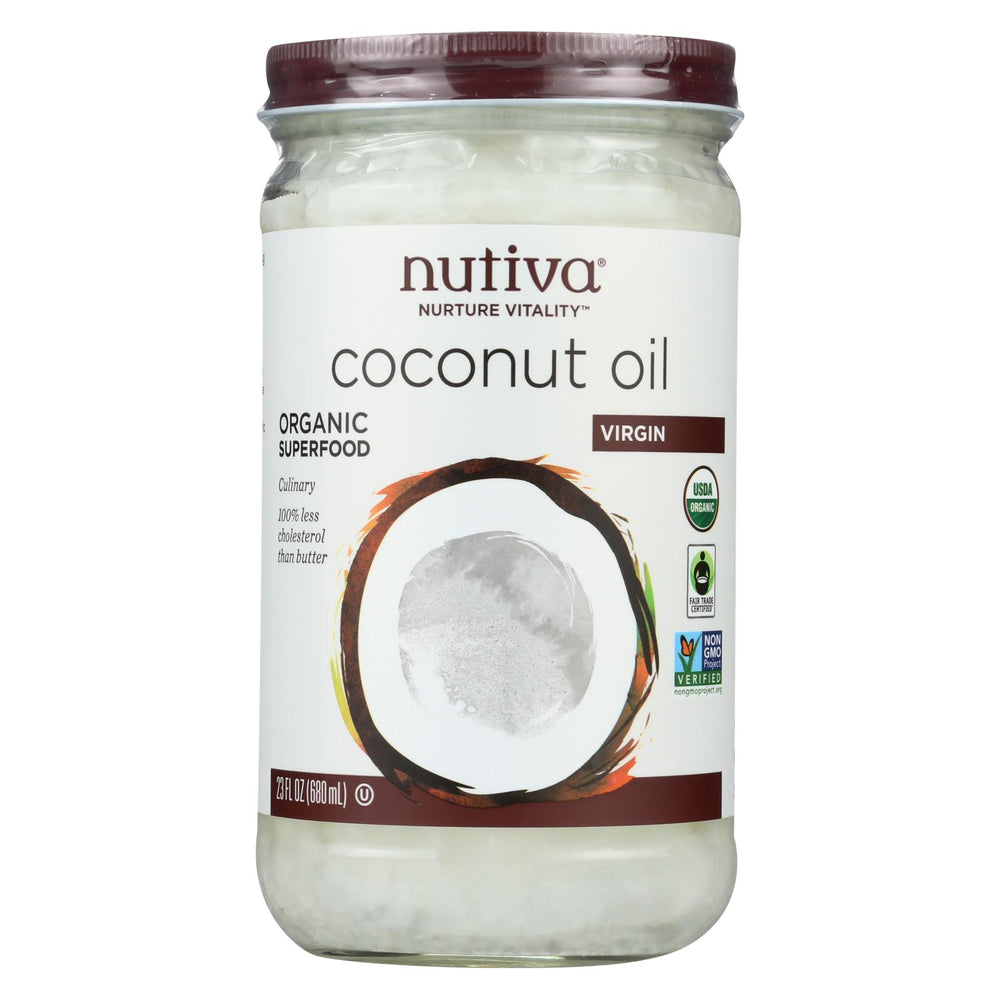 Nutiva Organic Virgin Coconut Oil - Case Of 6 - 23 Oz.