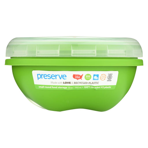 Preserve Small Round Food Storage Container - Green - 19 Oz