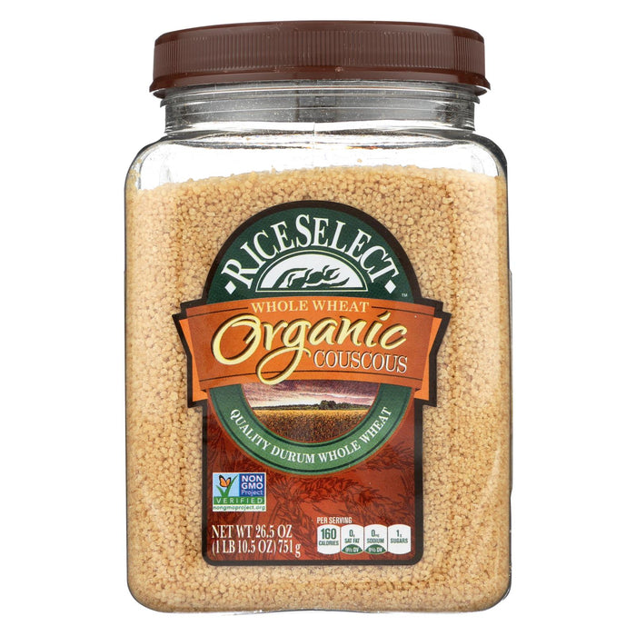 Rice Select Whole Wheat Couscous - Organic - Case Of 4 - 26.5 Oz.