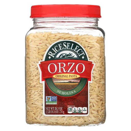 Rice Select Orzo - Original - Case Of 4 - 26.5 Oz.