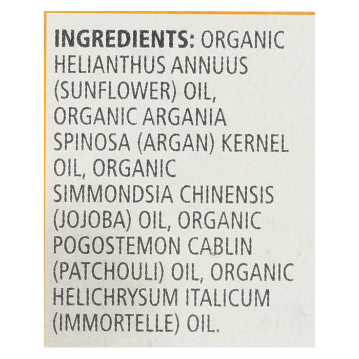 Aura Cacia Organic Face Oil Serum - Argan - 1 Fl Oz