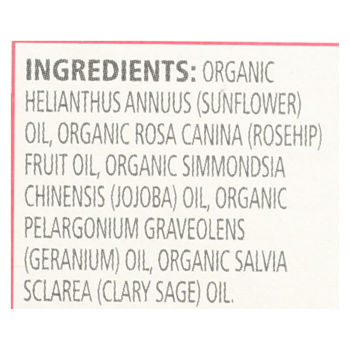 Aura Cacia Organic Face Oil Serum - Rosehip - 1 Fl Oz