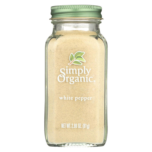 Simply Organic White Pepper - Case Of 6 - 2.86 Oz.