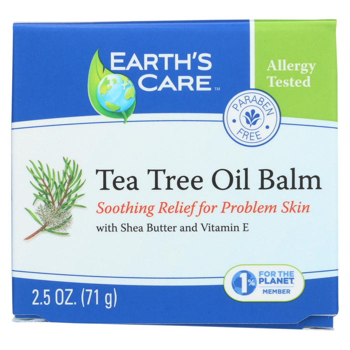 Earth's Care Tea Tree Oil Balm - 2.5 Oz