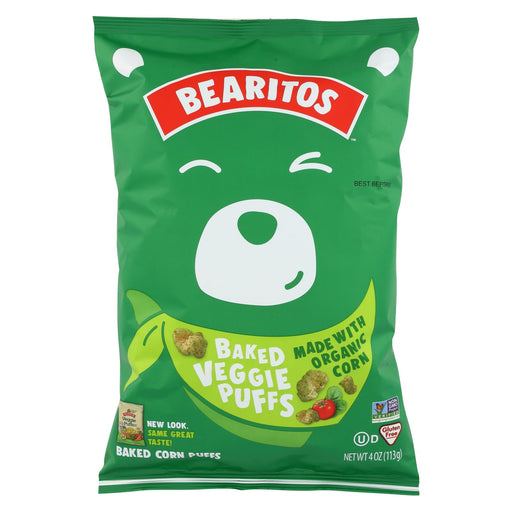 Bearitos Puffs - Veggie - Case Of 12 - 4 Oz.