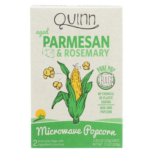 Quinn Popcorn Parmesan And Rosemary Popcorn - Case Of 6 - 7 Oz.
