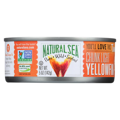 Natural Sea Wild Yellowfin Tuna - Unsalted - Case Of 12 - 5 Oz.