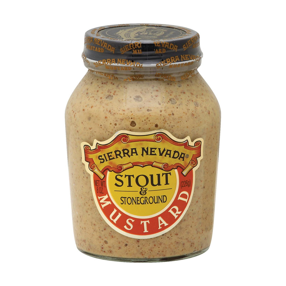 Sierra Nevada Specialty Food Mustard - Stout And Stoneground - Case Of 6 - 8 Oz.