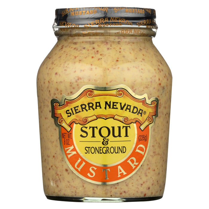 Sierra Nevada Specialty Food Mustard - Stout And Stoneground - Case Of 6 - 8 Oz.