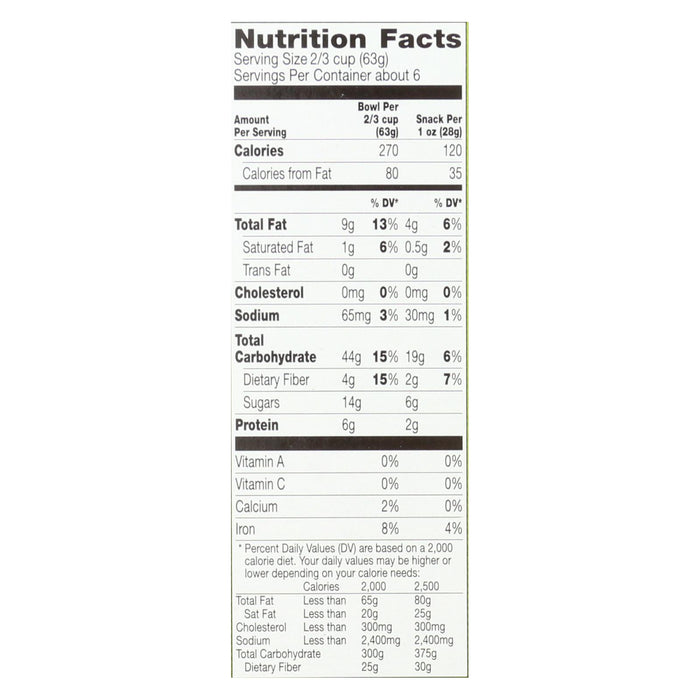 Cascadian Farm Organic Granola - Fruit And Nut - Case Of 6 - 13.5 Oz.