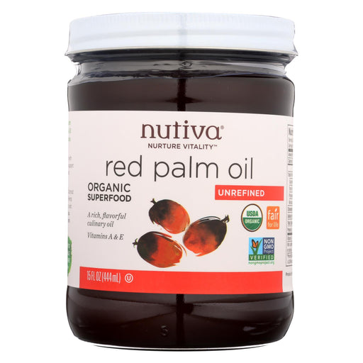 Nutiva Palm Oil - Organic - Superfood - Red - 15 Oz - Case Of 6