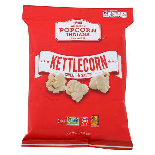 Popcorn Indiana Popcorn - Original Kettlecorn - Case Of 48 - 1 Oz.